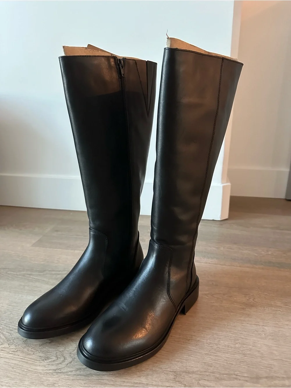 ANTHROPOLOGIE Leather Tall Riding Boots